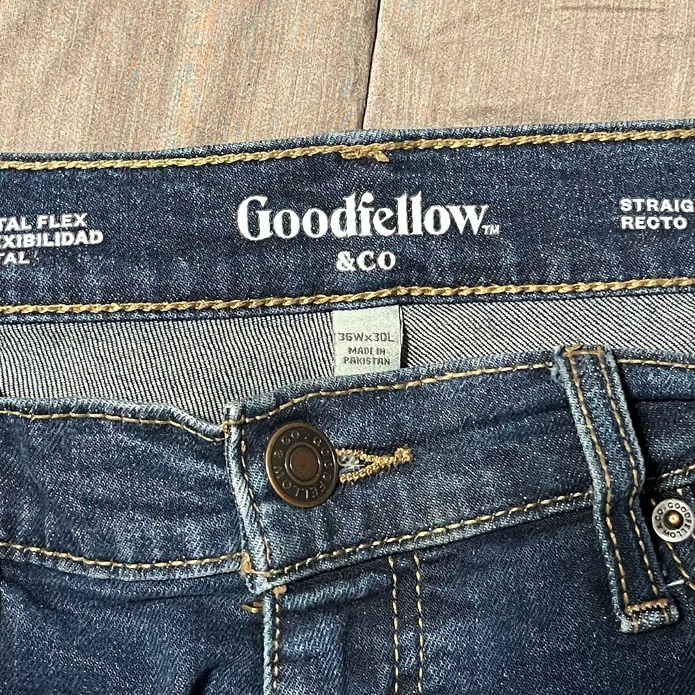Goodfellow & Co Dark Blue Denim Pants - Picture 2 of 2